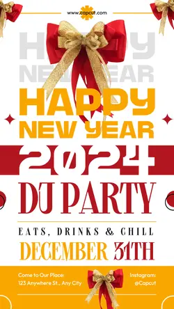 New Year Party Instagram Story