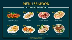 Seafood Restaurant Menu Twitter Post