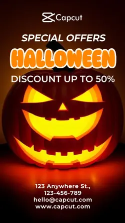 Halloween special offer promotion Instagram Story