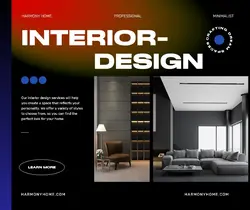 Business Interior Design Promotion Facebook Post  