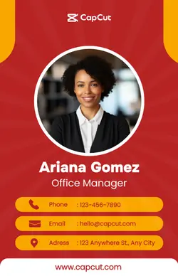 Business Id Card Minimalist
