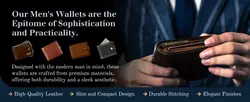 E-commerce Detail Page Fashion Men's Wallet