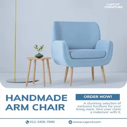 Arm Chair Furniture Promotion For Instagram Post