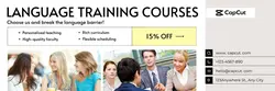 Education Language training Discount Minimalist