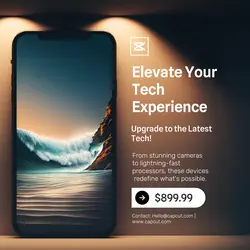 Electronic Gadget Promotion Instagram Post