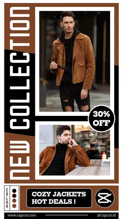 Fashion Industry New Jackets Promotion Instagram story