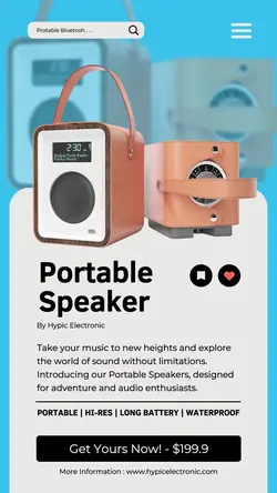 Protable Speaker Promotion Instagram Story