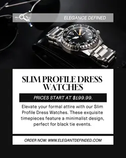 Fashion Watches Promotion Instagram Portrait