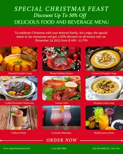 FOOD & BEVERAGE DISPLAY PROMOTION INSTAGRAM PORTR