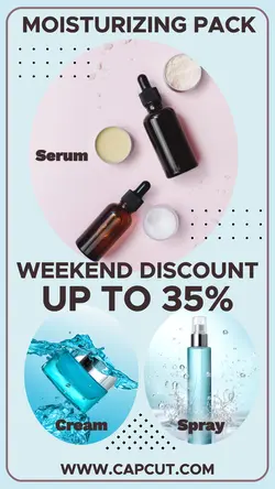 Beauty Moisturizing Pack Discount Instagram Story