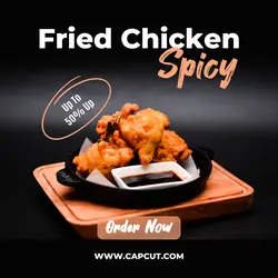 Fried Chicken Sale Instagram Post