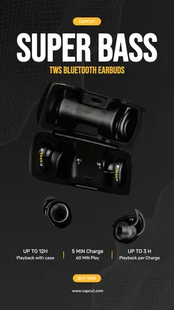 Electronic Bluetooth Earbuds Promotion