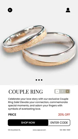 Couple Rings Sale - Instagram Story