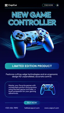 New Game Controller Promotion Instagram Story