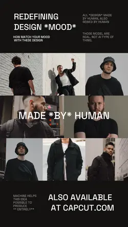 8 Multi-Image Product Fashion Black Tech Style