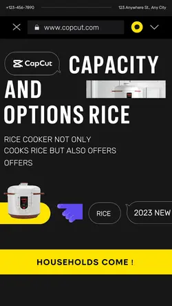 Electronic Product display rice cooker
