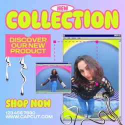 Y2K Fashion Promotion Instagram Post