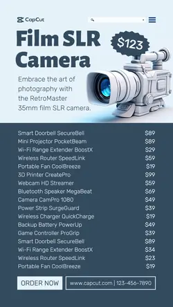 Electronic Product Price List Tiktok Post