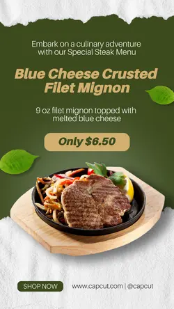 Food Steak House Promotion Instagram Story