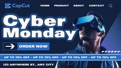 Cyber Monday Promotion Page