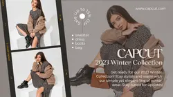 Fashion Winter Collection Youtube Thumbnail Grey White Minimalist