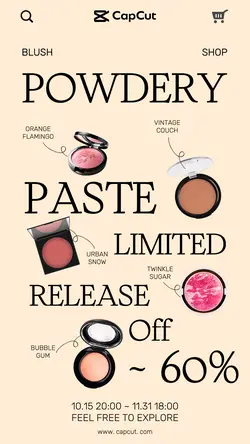 Beauty & Personal care blush Activity Introduction