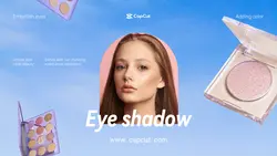 Beauty eyeshadow palette Branding Minimalist