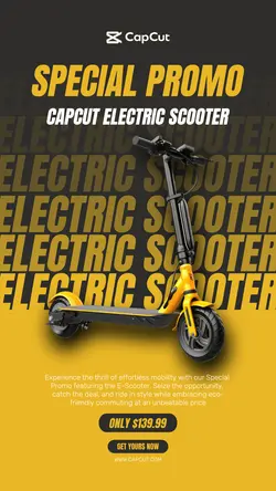 E-Scooter Promotion Instagram story