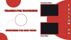 simple YouTube End Screen
