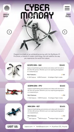 Electronics Drone Display Instagram Story