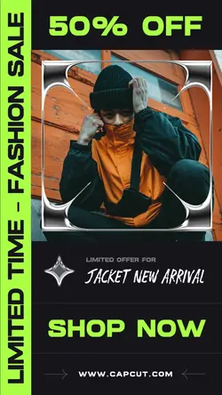 Modern Bold Fashion Sale Instagram Story