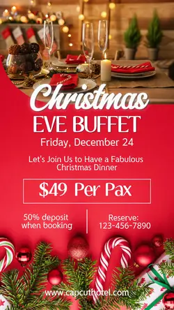 Christmas Eve Buffet Promotion