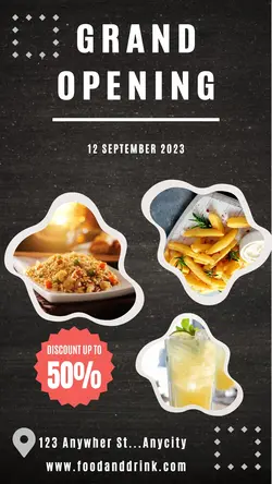 Grand Opening Food