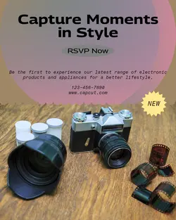 Electronic products & Appliances Invitation
