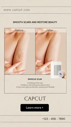 Medicine scar patch contrast simple