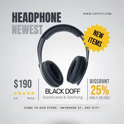 Newest Headphone Instagram Post