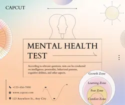 Medical Psychological test Display Minimalist