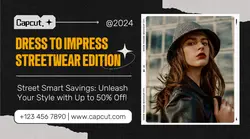 Fashion Streetwear Edition Promotion Facebook Ads