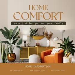 Household Accessories & Furniture Home Comfort Showroom Instagram Post