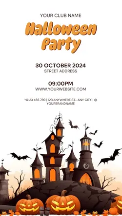 Helloween Party Instagram Story