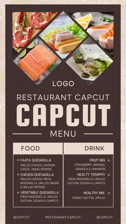 food and beverage sales promotion menu post bar style