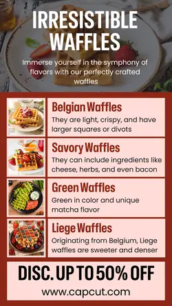 Waffle Menu Promotion Instagram Story