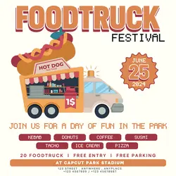 Food and Beverage Street Food Truck Festival