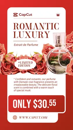 Romantic Luxury Perfume Promotion Instagram Story