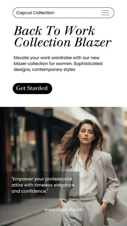 Fashion Blazer Promotion Instagram Story