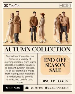 Autumn Collection Sales Promotion 