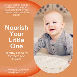 Maternal and infant care Menu