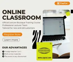 Internet ONLINE CLASSROOM Branding Minimalist  