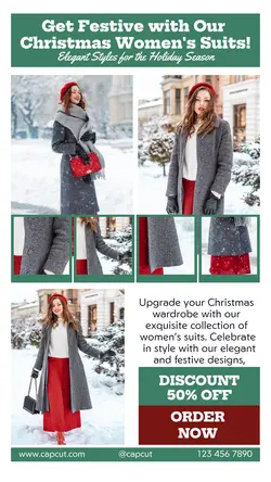 Christmas Day Fashion Sales Promotion 6 Multi-Product Image TikTok