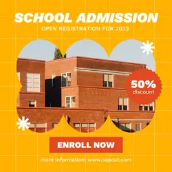 Education School Admission Instagram Post